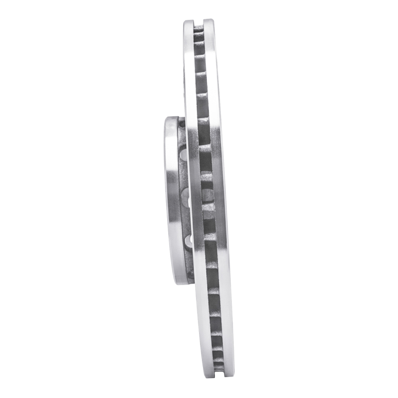 Audi A8 Brake Rotor (1) - Front Right - DFC - Drilled & Slotted - Silver - `97-`06