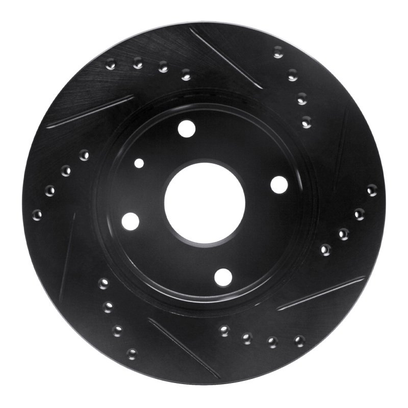 Chevrolet Epica Brake Rotor (1) - Front Left - DFC - Drilled & Slotted - Black - `04-`10