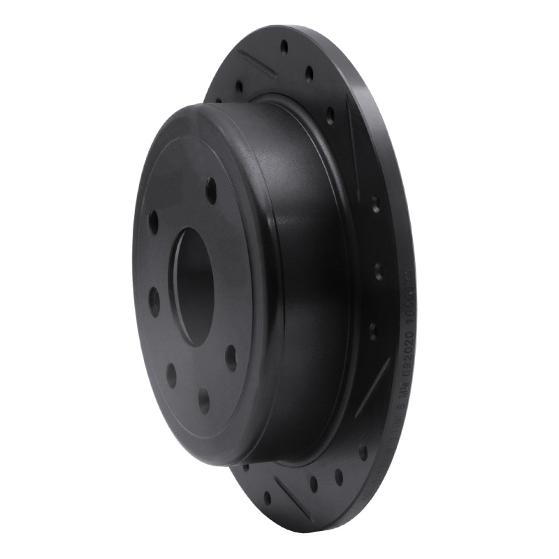 Chevrolet Optra Brake Rotor (1) - Rear Right - DFC - Drilled & Slotted - Black - `04-`10