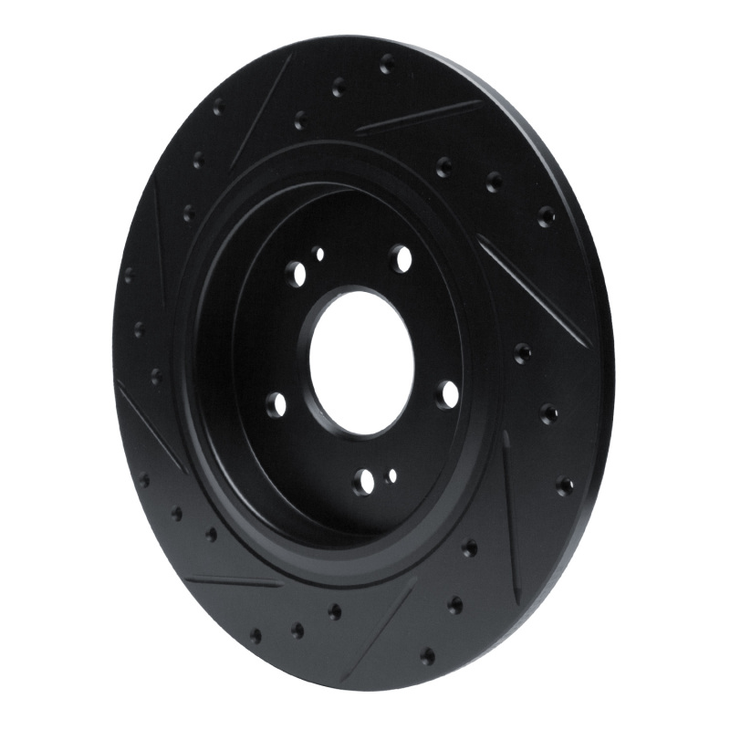 Hyundai Palisade Brake Rotor (1) - Rear Right - DFC - Drilled & Slotted - Black - `19-`25