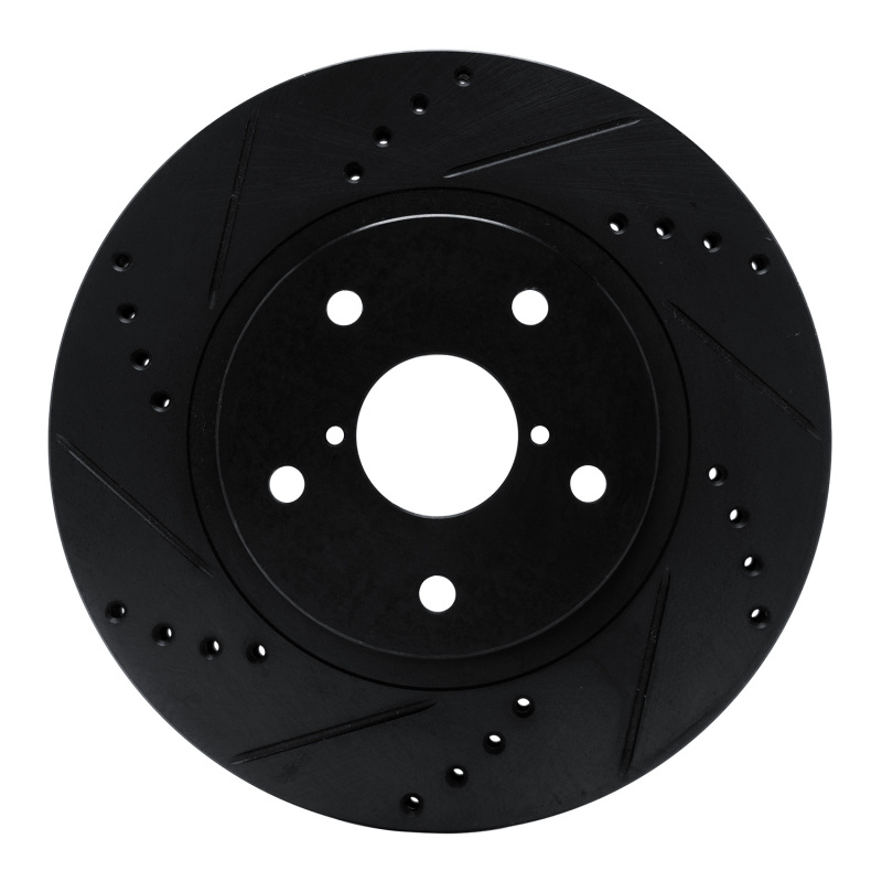 Subaru Forester Brake Rotor (1) - Front Left - DFC - Drilled & Slotted - Black - `19-`24 Subaru Forester Brake Rotor (1) - Front Left - DFC - Drilled & Slotted - Black - `19-`24