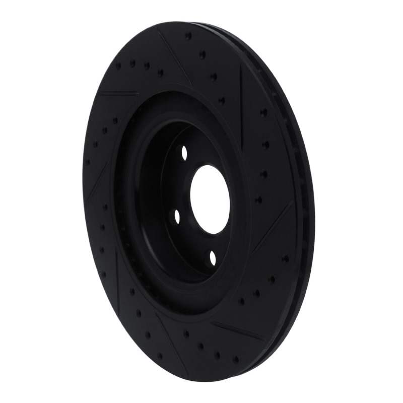 Volvo V90 Cross Country Brake Rotor (1) - Rear Left - DFC - Drill & Slot - Black - `16-`26