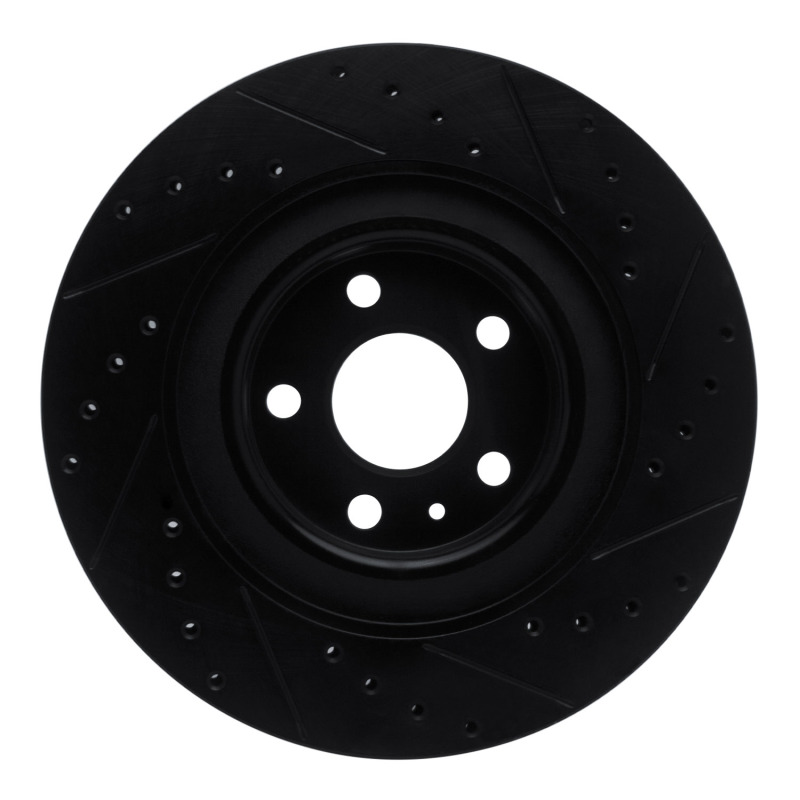 Volvo V90 Cross Country Brake Rotor (1) - Rear Left - DFC - Drill & Slot - Black - `16-`26