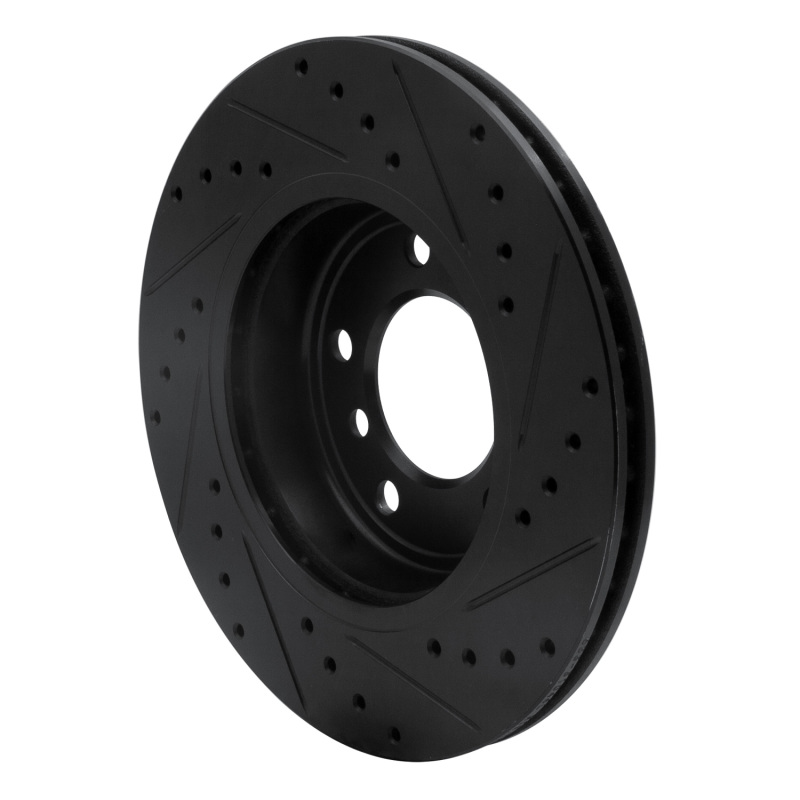 BMW 325I Brake Rotor (1) - Front Left - DFC - Drilled & Slotted - Black - `99-`08