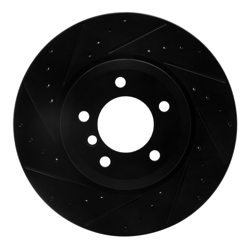 BMW 330i Brake Rotor (1) - Front Left - DFC - Drilled & Slotted - Black - `01-`08 BMW 330i Brake Rotor (1) - Front Left - DFC - Drilled & Slotted - Black - `01-`08