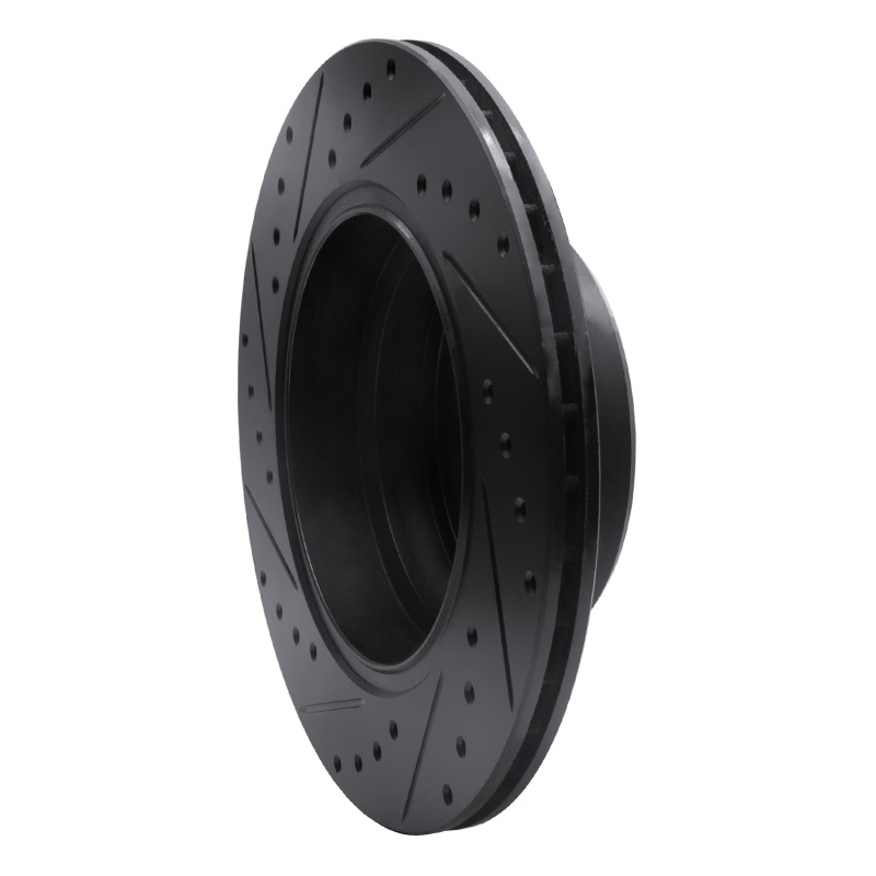 BMW X5 Brake Rotor (1) - Rear Right - DFC - Drilled & Slotted - Black - `02-`06