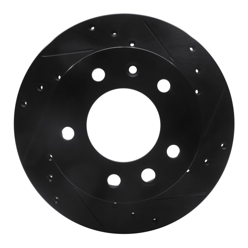 Dodge Sprinter 2500 Brake Rotor (1) - Front Right - DFC - Drilled & Slotted - Black - `02-`06