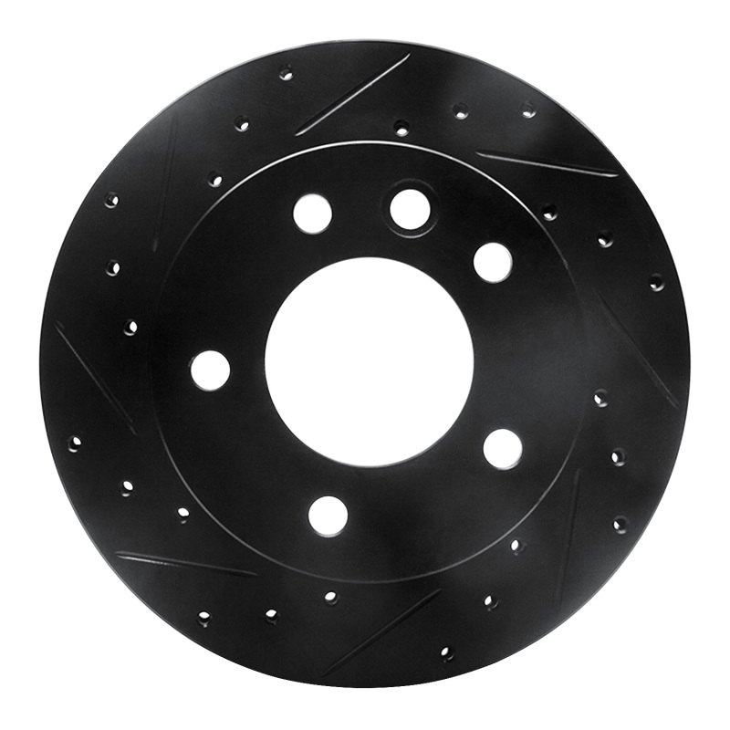 Dodge Sprinter 3500 Brake Rotor (1) - Front Left - DFC - Drilled & Slotted - Black - `02-`06