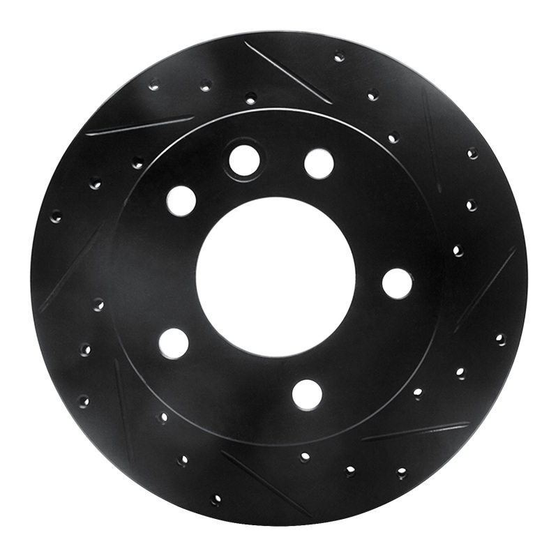Dodge Sprinter 2500 Brake Rotor (1) - Front Right - DFC - Drilled & Slotted - Black - `02-`06