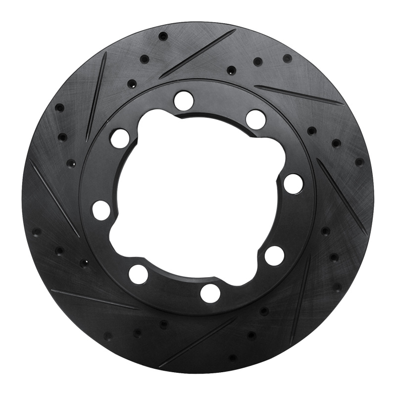 Chevrolet Suburban 2500 Brake Rotor (1) - Front Left - DFC - Drilled & Slotted - Black - `88-`00 Chevrolet Suburban 2500 Brake Rotor (1) - Front Left - DFC - Drilled & Slotted - Black - `88-`00