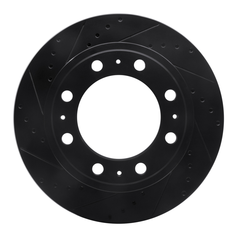 Ram 3500 Brake Rotor (1) - Rear Left - DFC - Drilled & Slotted - Black - `19-`25 Ram 3500 Brake Rotor (1) - Rear Left - DFC - Drilled & Slotted - Black - `19-`25