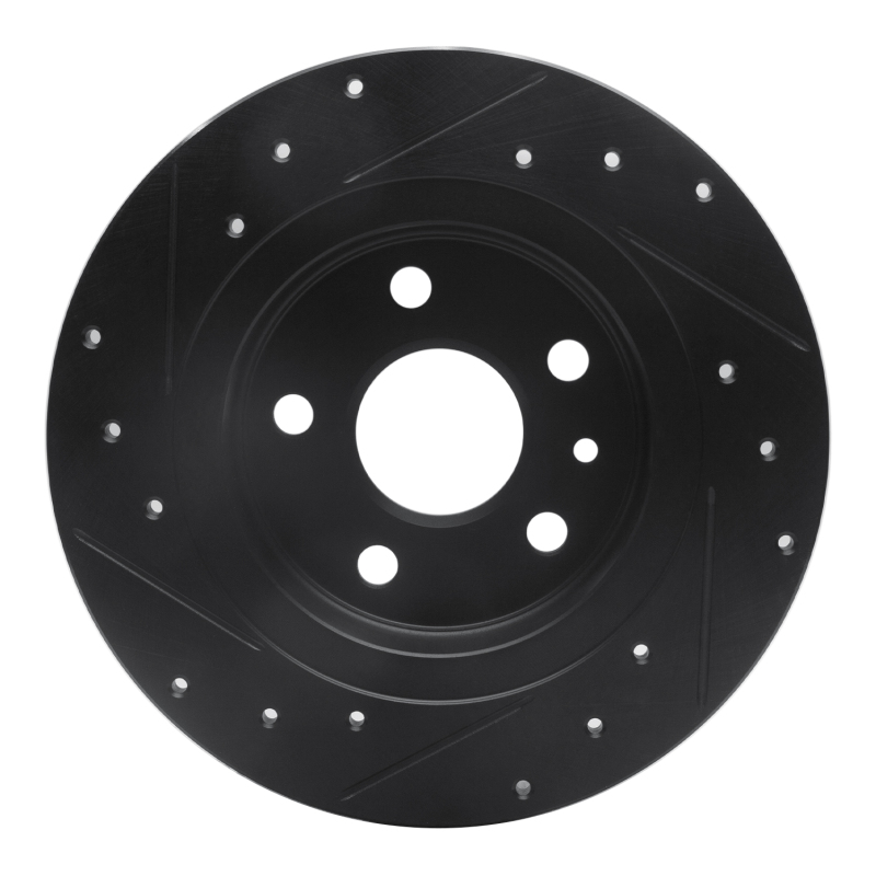 Buick Encore Brake Rotor (1) - Rear Right - DFC - Drilled & Slotted - Black - `11-`22