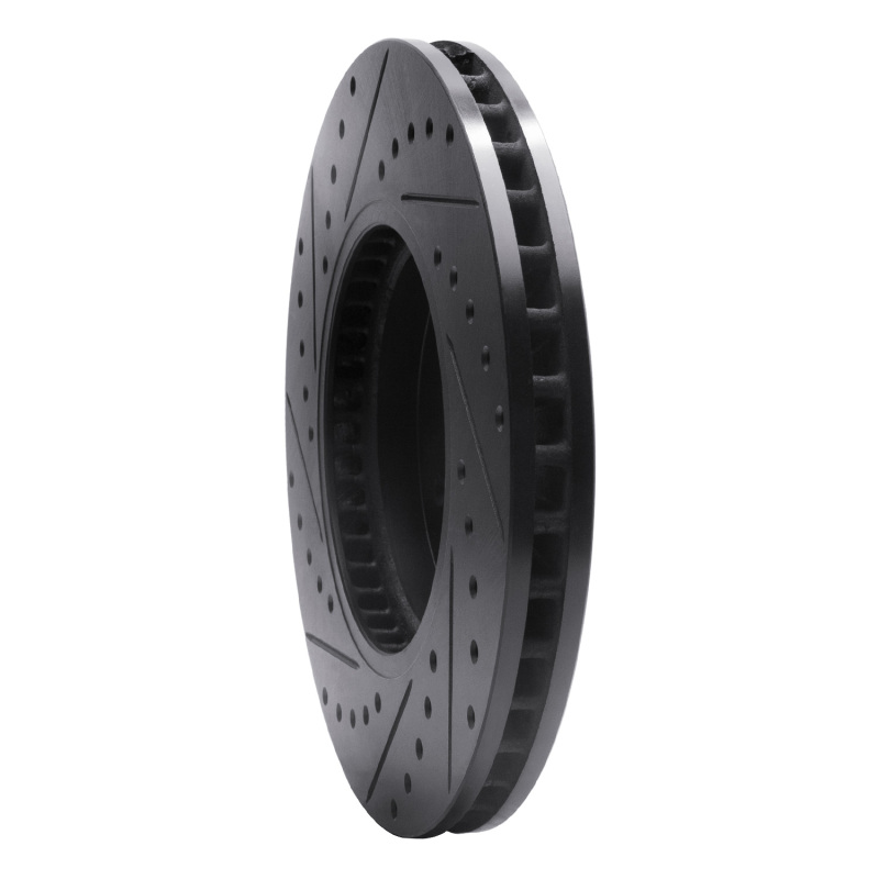 Cadillac STS Brake Rotor (1) - Front Right - DFC - Drilled & Slotted - Black - `09-`11