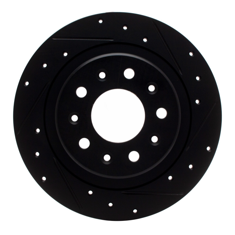 Buick Envista Brake Rotor (1) - Rear Right - DFC - Drilled & Slotted - Black - `16-`25