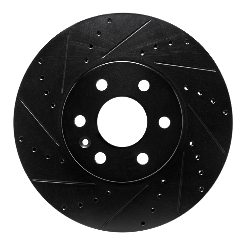 Chevrolet Colorado Brake Rotor (1) - Front Left - DFC - Drilled & Slotted - Black - `21-`22