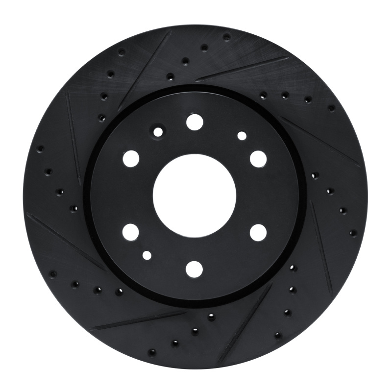Chevrolet Colorado Brake Rotor (1) - Front Left - DFC - Drilled & Slotted - Black - `23-`25
