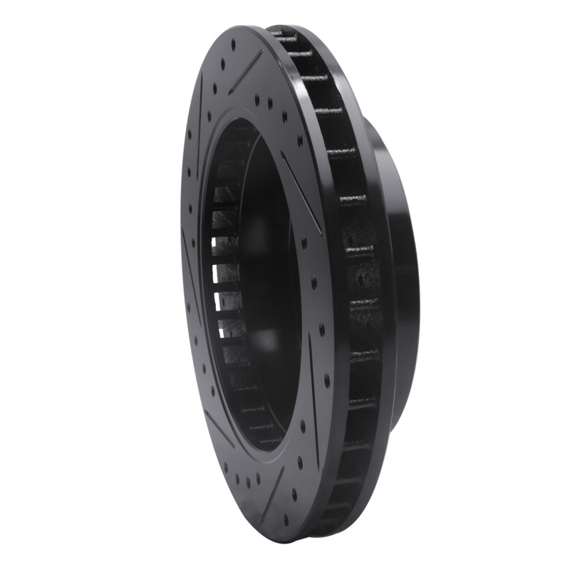 Cadillac Escalade Brake Rotor (1) - Front Right - DFC - Drilled & Slotted - Black - `88-`00