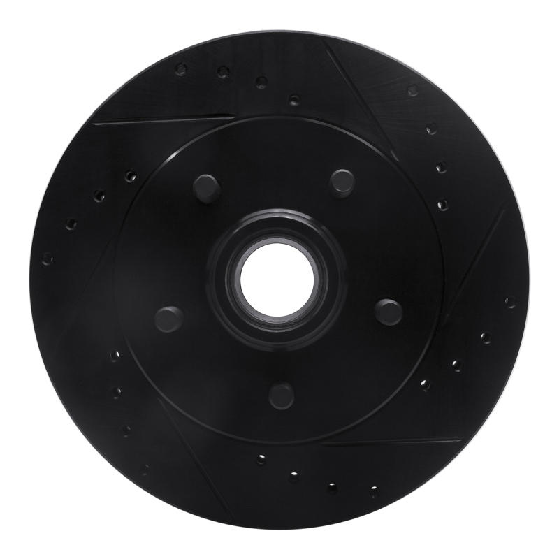 Chevrolet Express 1500 Brake Rotor (1) - Front Right - DFC - Drilled & Slotted - Black - `92-`02