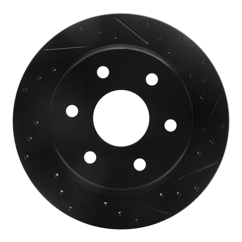 Cadillac Escalade EXT Brake Rotor (1) - Rear Right - DFC - Drill & Slot - Black - `00-`14