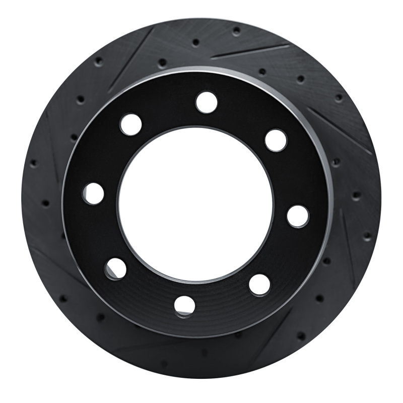 Chevrolet Express 3500 Brake Rotor (1) - Rear Left - DFC - Drilled & Slotted - Black - `09-`20