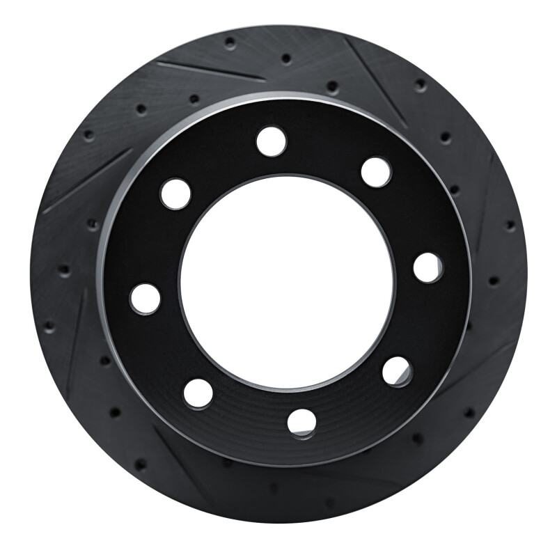 Chevrolet Express 4500 Brake Rotor (1) - Rear Right - DFC - Drilled & Slotted - Black - `09-`20