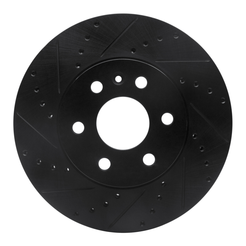 Chevrolet Colorado Brake Rotor (1) - Front Left - DFC - Drilled & Slotted - Black - `15-`20
