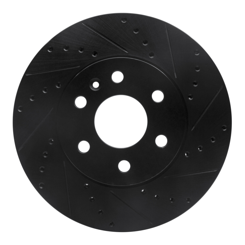 Chevrolet Colorado Brake Rotor (1) - Front Right - DFC - Drilled & Slotted - Black - `15-`20