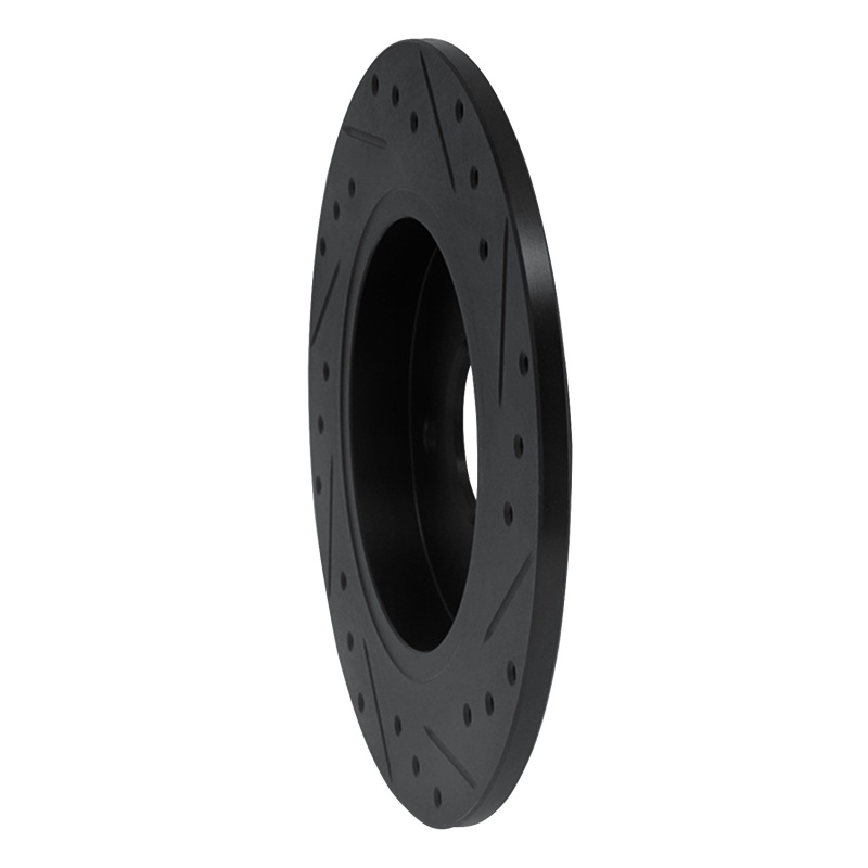 Ford Focus Brake Rotor (1) - Rear Left - DFC - Drilled & Slotted - Black - `02-`04