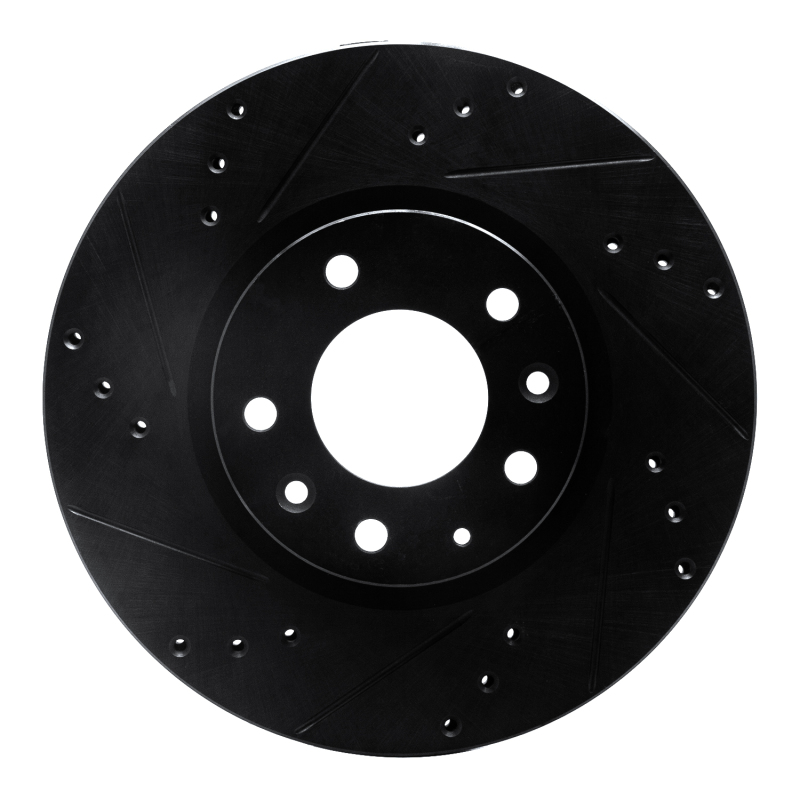Ford Fusion Brake Rotor (1) - Front Left - DFC - Drilled & Slotted - Black - `06-`13 Ford Fusion Brake Rotor (1) - Front Left - DFC - Drilled & Slotted - Black - `06-`13