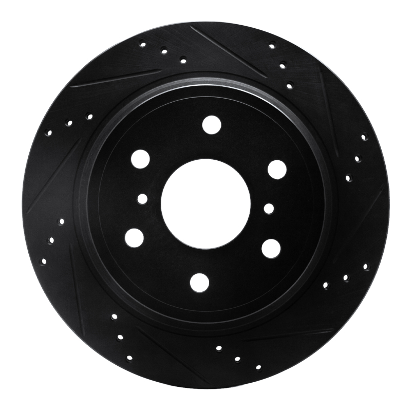 Ford F-150 Brake Rotor (1) - Front Right - DFC - Drilled & Slotted - Black - `97-`02 Ford F-150 Brake Rotor (1) - Front Right - DFC - Drilled & Slotted - Black - `97-`02