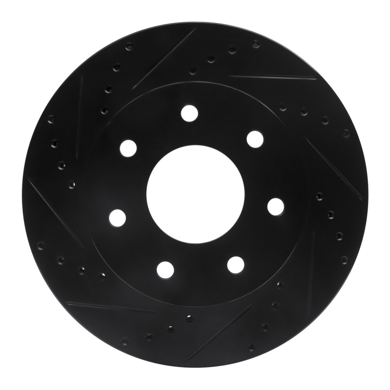 Ford F-150 Brake Rotor (1) - Front Left - DFC - Drilled & Slotted - Black - `04-`08 Ford F-150 Brake Rotor (1) - Front Left - DFC - Drilled & Slotted - Black - `04-`08