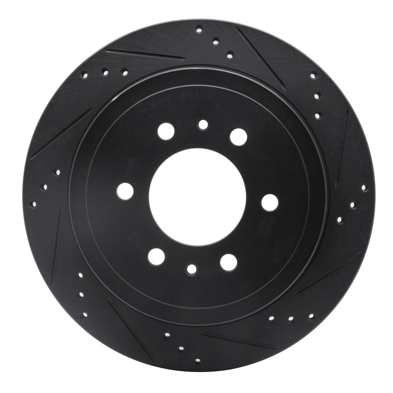 Ford F-150 Brake Rotor (1) - Rear Left - DFC - Drilled & Slotted - Black - `04-`11 Ford F-150 Brake Rotor (1) - Rear Left - DFC - Drilled & Slotted - Black - `04-`11