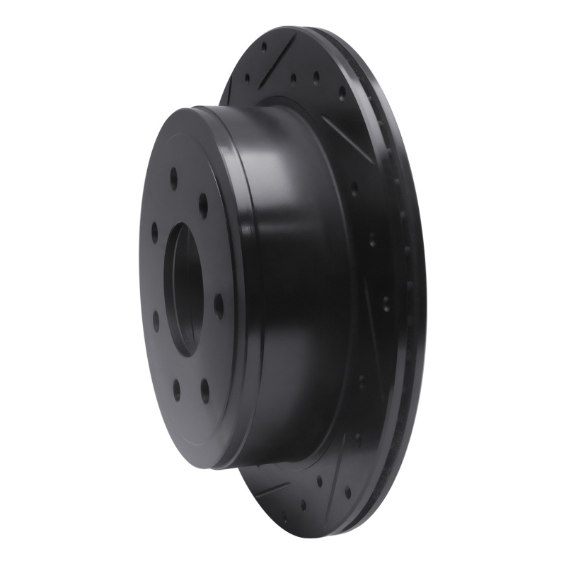 Ford F-150 Brake Rotor (1) - Rear Left - DFC - Drilled & Slotted - Black - `04-`11