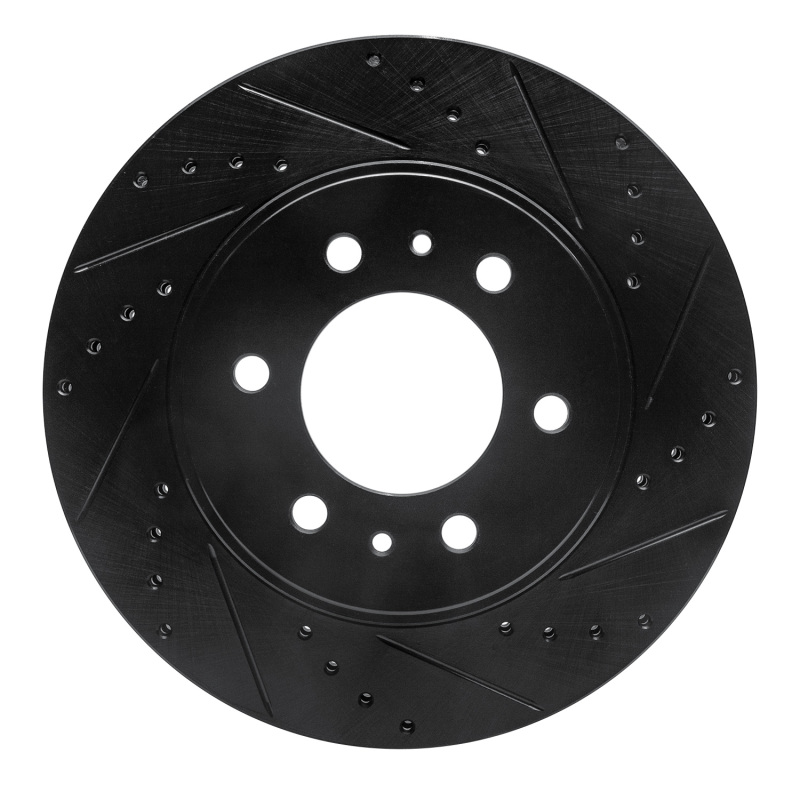 Ford F-150 Brake Rotor (1) - Front Right - DFC - Drilled & Slotted - Black - 2009 Ford F-150 Brake Rotor (1) - Front Right - DFC - Drilled & Slotted - Black - 2009