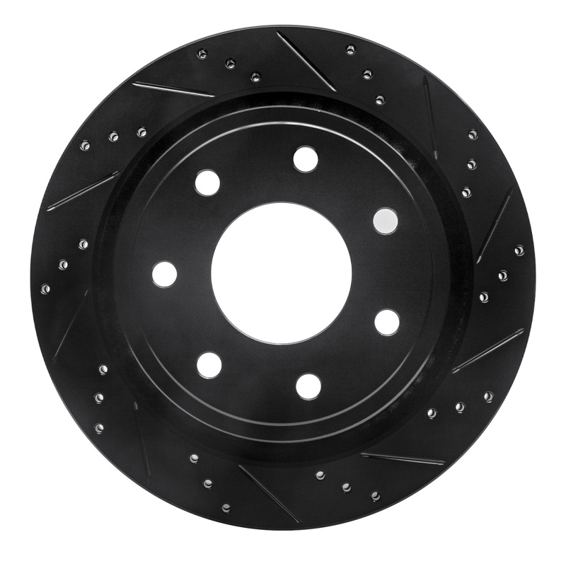 Ford F-150 Brake Rotor (1) - Rear Right - DFC - Drilled & Slotted - Black - `12-`14 Ford F-150 Brake Rotor (1) - Rear Right - DFC - Drilled & Slotted - Black - `12-`14