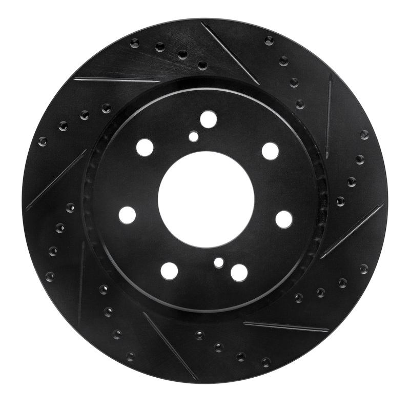 Ford F-150 Brake Rotor (1) - Front Right - DFC - Drilled & Slotted - Black - `10-`14