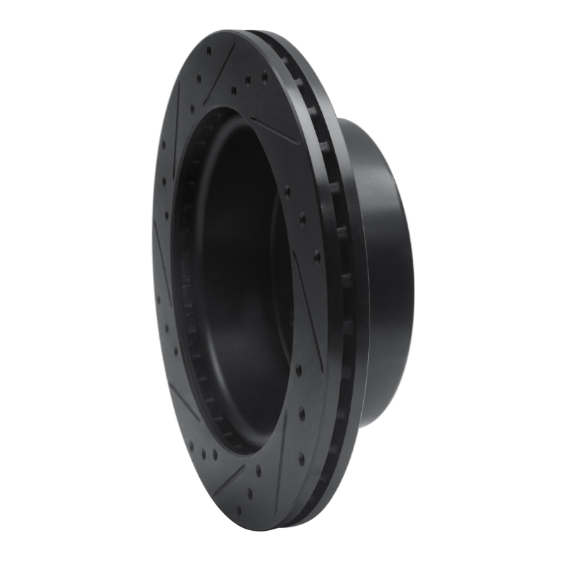 Ford Ranger Brake Rotor (1) - Rear Right - DFC - Drilled & Slotted - Black - `19-`25