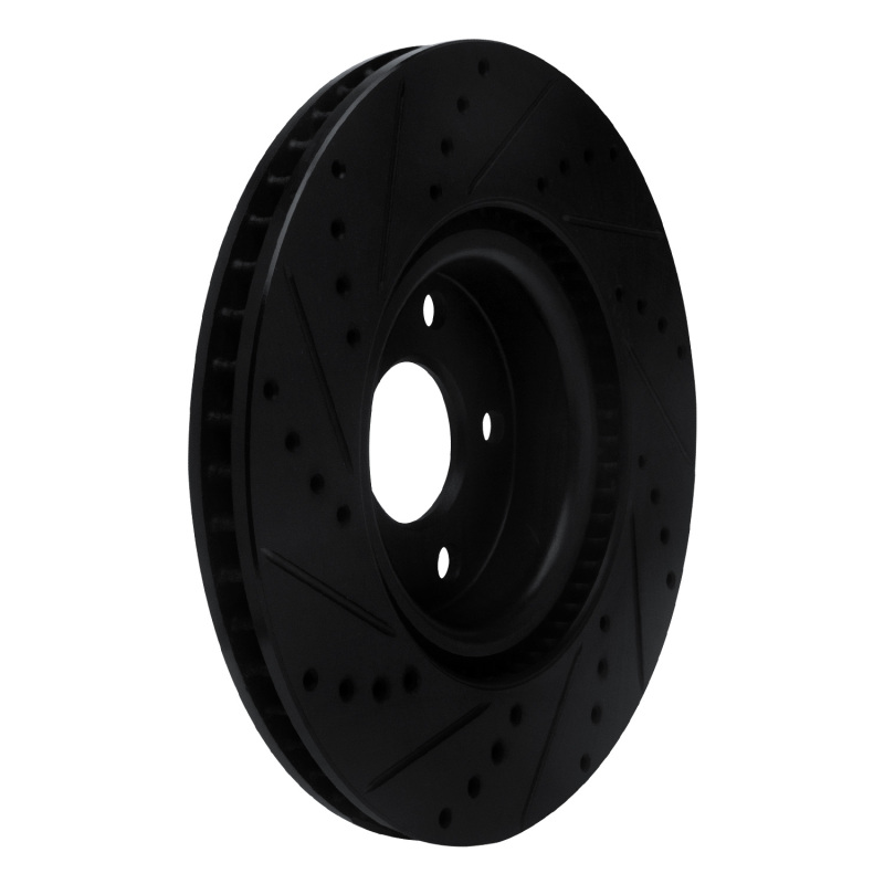 Ford Escape Brake Rotor (1) - Front Left - DFC - Drilled & Slotted - Black - `20-`25