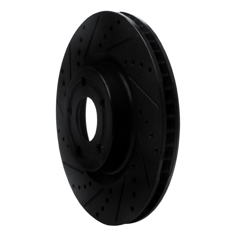 Ford Escape Brake Rotor (1) - Front Left - DFC - Drilled & Slotted - Black - `20-`25