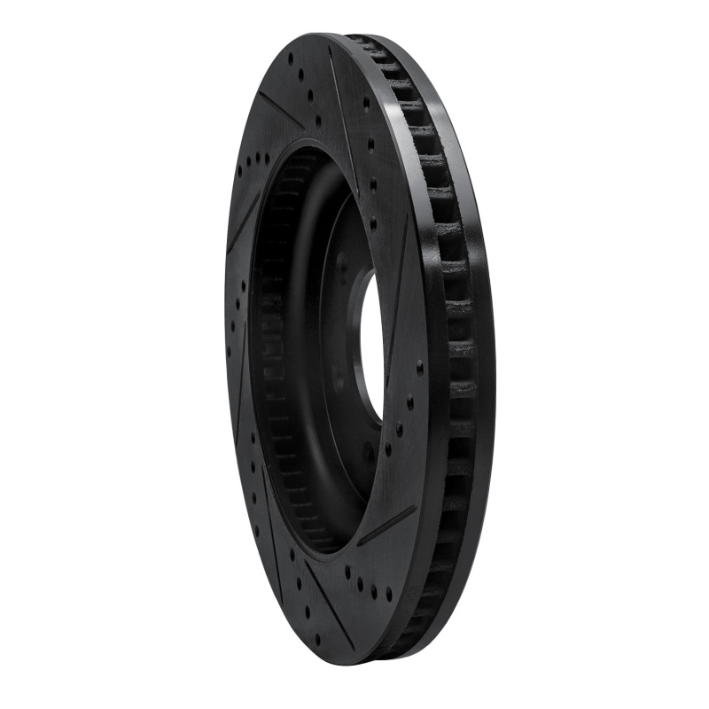 Ford Expedition Brake Rotor (1) - Front Left - DFC - Drilled & Slotted - Black - `21-`25