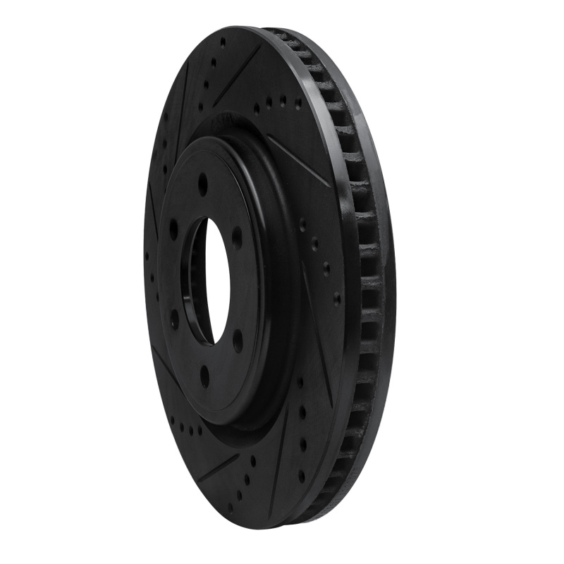 Ford Expedition Brake Rotor (1) - Front Left - DFC - Drilled & Slotted - Black - `21-`25