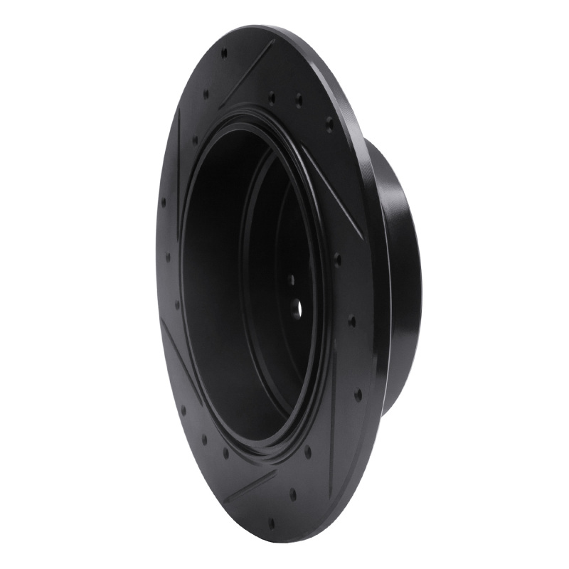 Acura CL Brake Rotor (1) - Rear Right - DFC - Drilled & Slotted - Black - `01-`03