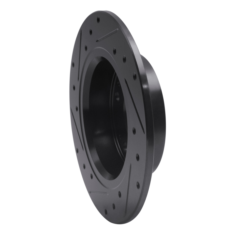 Acura TSX Brake Rotor (1) - Rear Right - DFC - Drilled & Slotted - Black - `03-`08