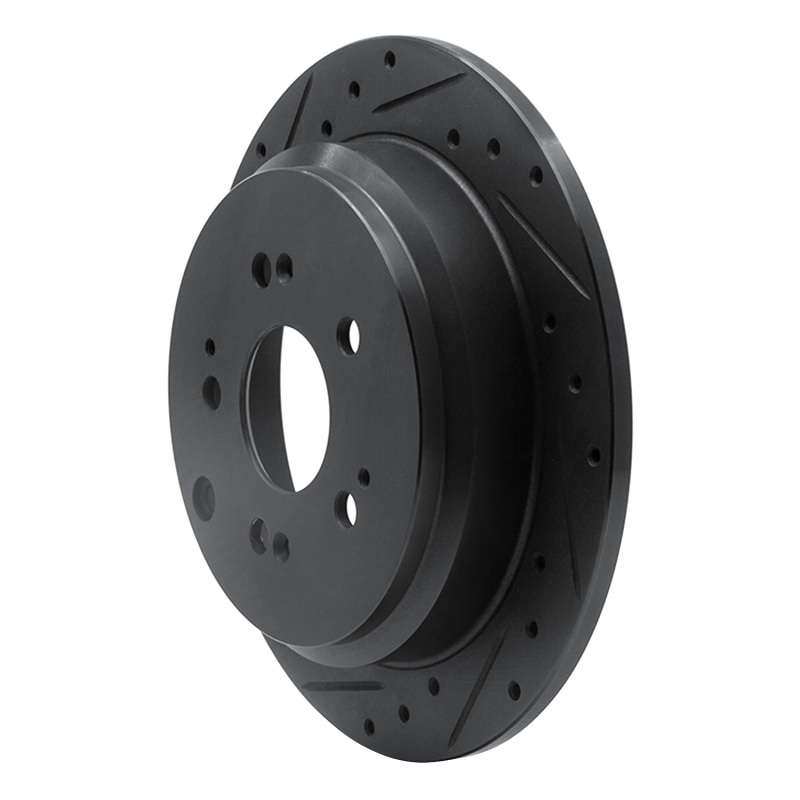 Honda Odyssey Brake Rotor (1) - Rear Left - DFC - Drilled & Slotted - Black - `05-`10