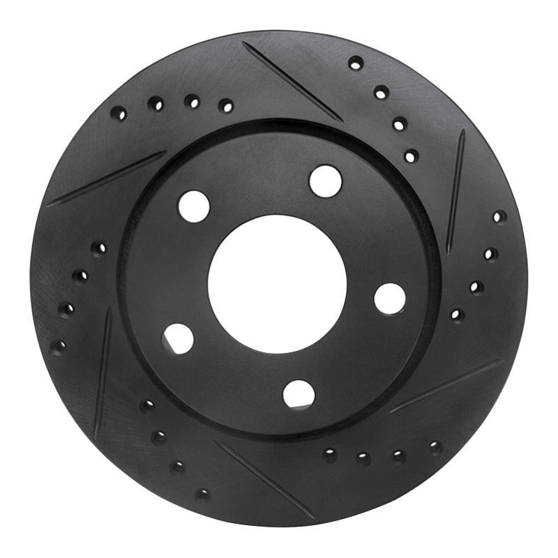 Audi S4 Brake Rotor (1) - Rear Right - DFC - Drilled & Slotted - Black - `00-`02 Audi S4 Brake Rotor (1) - Rear Right - DFC - Drilled & Slotted - Black - `00-`02