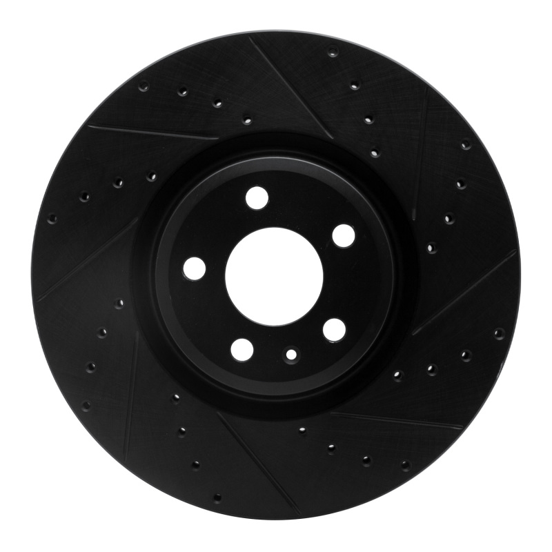 Audi Q5 Brake Rotor (1) - Front Right - DFC - Drilled & Slotted - Black - `18-`25 Audi Q5 Brake Rotor (1) - Front Right - DFC - Drilled & Slotted - Black - `18-`25