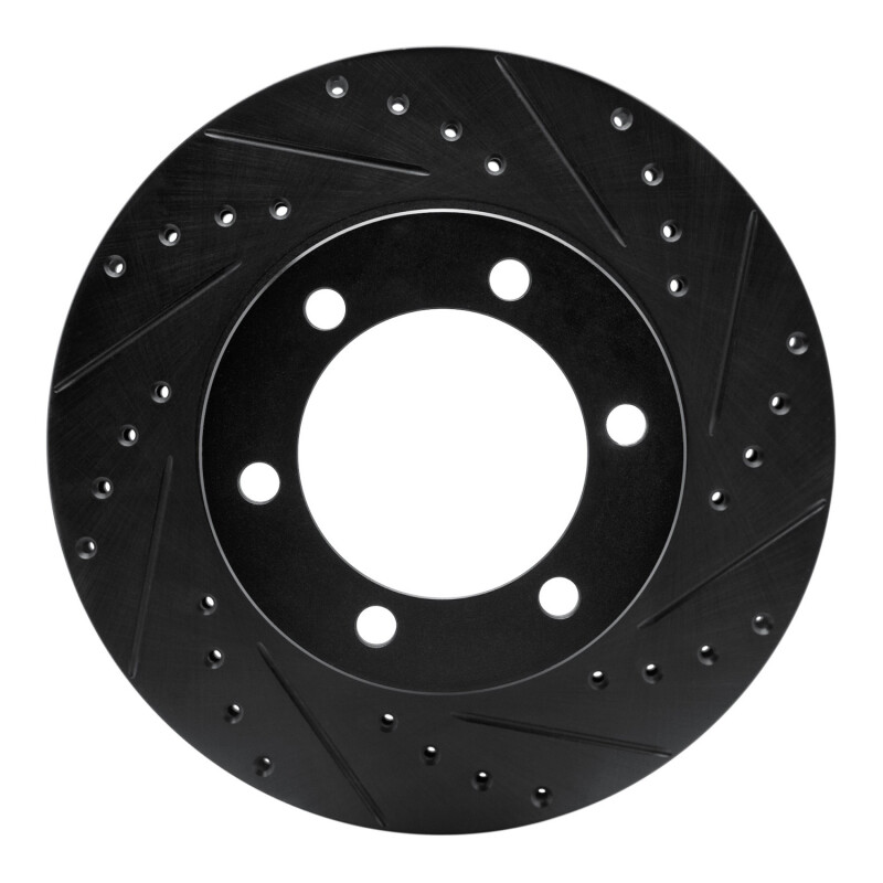 Toyota 4Runner Brake Rotor (1) - Front Right - DFC - Drilled & Slotted - Black - `95-`04 Toyota 4Runner Brake Rotor (1) - Front Right - DFC - Drilled & Slotted - Black - `95-`04