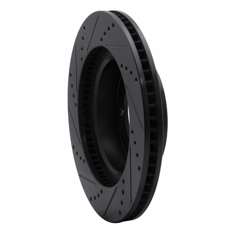 Toyota Tacoma Brake Rotor (1) - Front Right - DFC - Drilled & Slotted - Black - `03-`23
