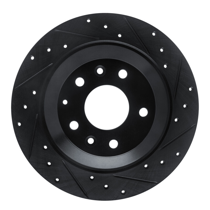 Mazda CX-5 Brake Rotor (1) - Rear Right - DFC - Drilled & Slotted - Black - `13-`25 Mazda CX-5 Brake Rotor (1) - Rear Right - DFC - Drilled & Slotted - Black - `13-`25