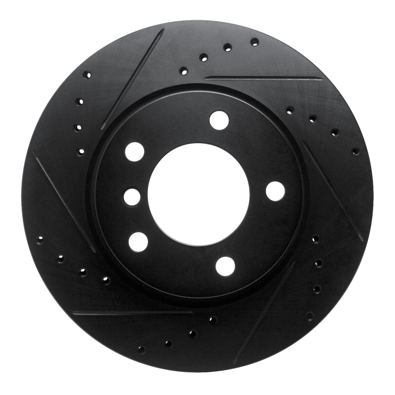 BMW 120I Brake Rotor (1) - Front Left - DFC - Drilled and Slotted - Black - `05-`07 BMW 120I Brake Rotor (1) - Front Left - DFC - Drilled and Slotted - Black - `05-`07